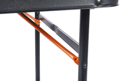 3pc Picnic Table & Bench Set, Vacuum Moulded, Auto Lock, Folds Flat for Storage, Carry Handle, 102x61x70cm