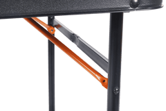 3pc Picnic Table & Bench Set, Vacuum Moulded, Auto Lock, Folds Flat for Storage, Carry Handle, 102x61x70cm