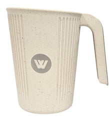 Wheat Straw Cup with Handle 350ml - Beige or Blue