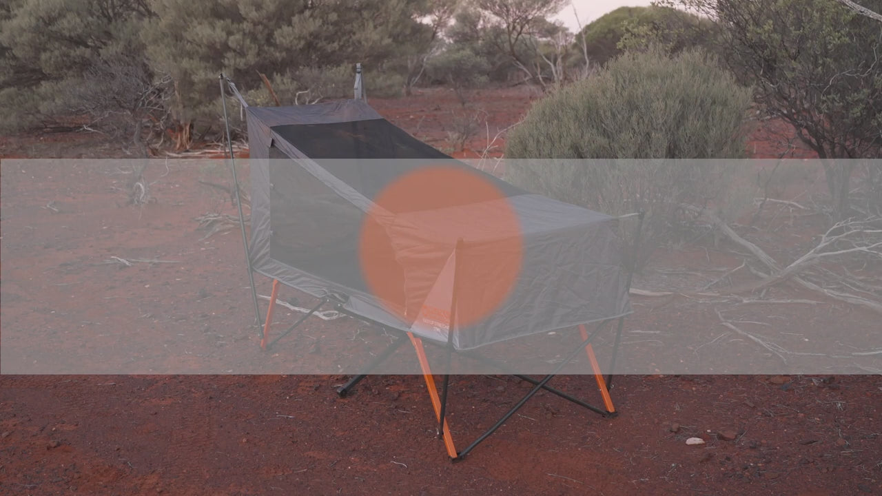 Wildtrak™ Easy Up Single Stretcher Tent for Amazing Camping Adventures (Easy 30 Second Folding Setup)