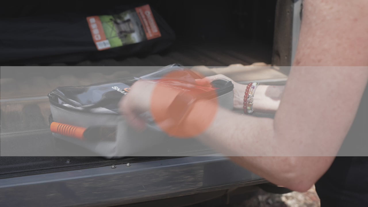 Small Canvas Clear Top Storage Bag with Handles 25x15x10cm Heavy-Duty 400gsm Ripstop Canvas for 4WD & Camping