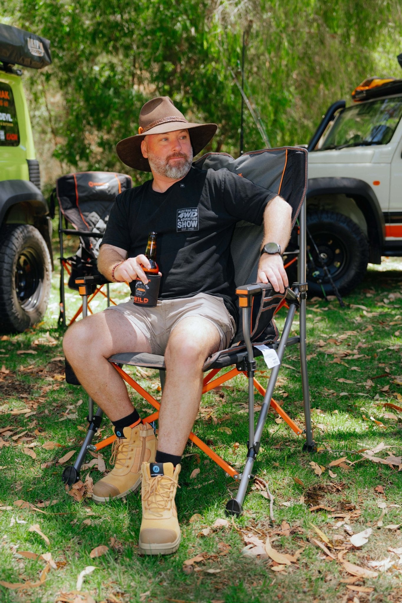 Sturdy camp chair-Wildtrak Leisure Australia