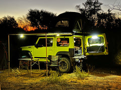 Wildtrak Base 300 Multi Light in torch mode with bright white beam