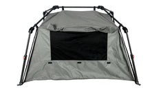 Pop up Wildtrak dog tent providing an easy outdoor travel shelter for your dog.