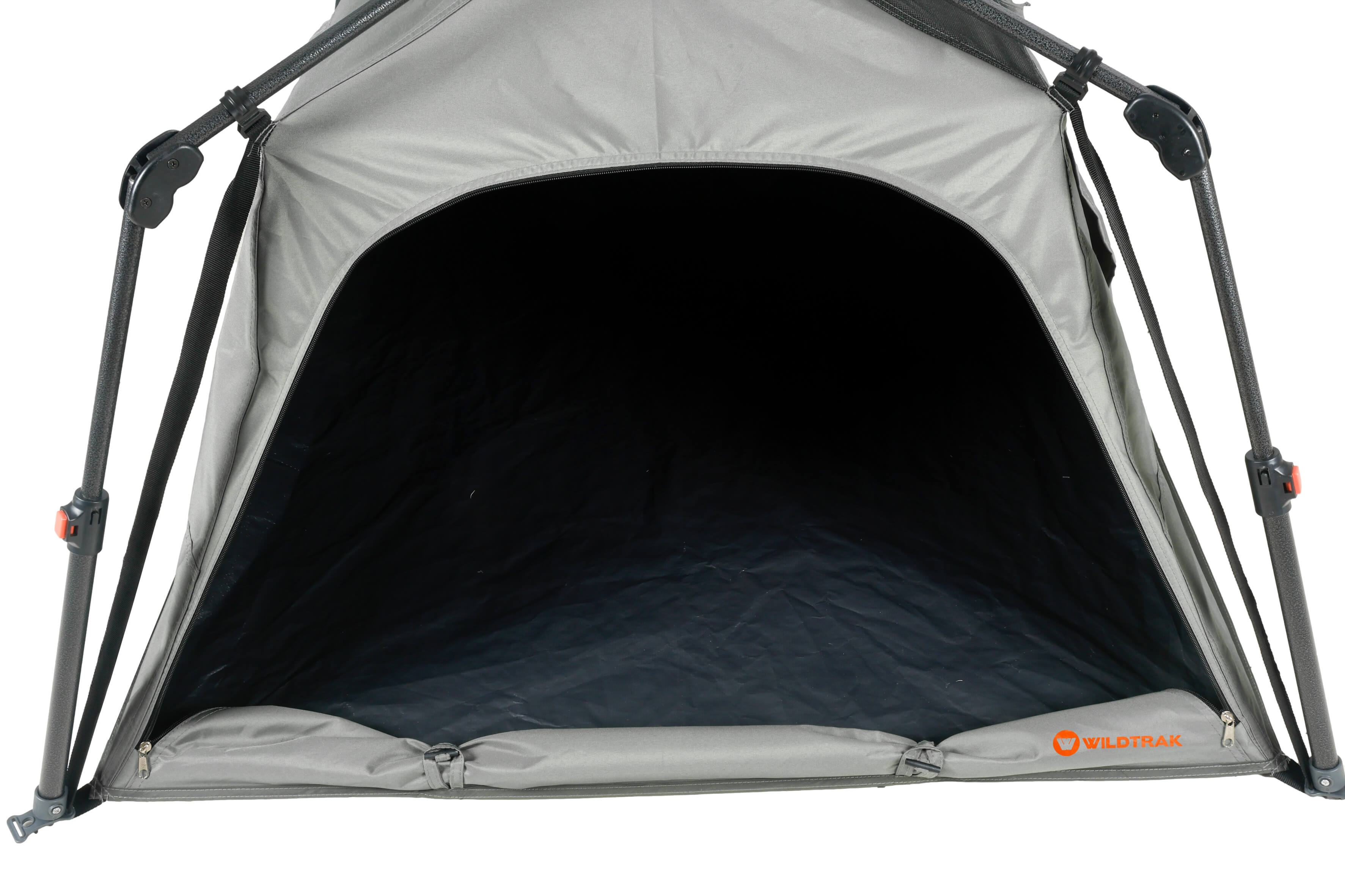 Portable Wildtrak dog tent offering shade and comfort for dogs during outdoor camping.