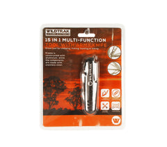 15 in 1 Multi Function Tool with Army Knife