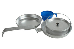 Hiker 1P Essential Mess Kit Aluminium 4 piece Set