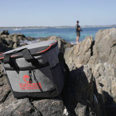 Staycool 12 Can Soft Cooler Storage Bag with Zip Lid and Adjustable Shoulder Strap