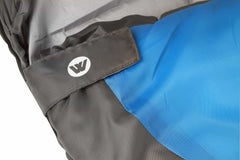 Forrest KIDS Youth Hooded Sleeping Bag, 5-10°C, Breathable Lining, Ripstop Fabric, Auto Lock Zips, Sewn-in Storage Pocket, Hanging Loop, Storage Bag, 65x205cm