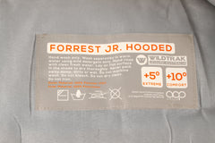 Forrest KIDS Youth Hooded Sleeping Bag, 5-10°C, Breathable Lining, Ripstop Fabric, Auto Lock Zips, Sewn-in Storage Pocket, Hanging Loop, Storage Bag, 65x205cm