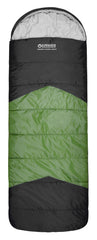 Bremer Hooded Sleeping Bag, 0-5°C, Breathable Lining, Ripstop Fabric, Auto Lock Zips, Sewn-in Storage Pocket, Sewn-through Construction, Hanging Loop, Storage Bag, 80x220cm