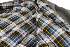 Frankland Jumbo Hooded Sleeping Bag, -2 to -7°C, Flannel Inner, Cotton Canvas Outer Shell, Auto Lock Zips, Sewn-through Contruction, Sewn-in Storage Pocket, Storage Bag, Hanging Loops, 90x230cm