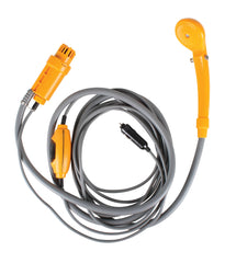 12V Portable Camp Shower, 2m Hose, Adjustable Flow