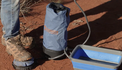 15L Portable Shower with Foot Pump and Storage Bag