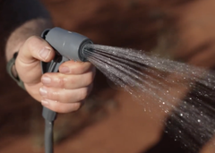 15L Portable Shower with Foot Pump and Storage Bag