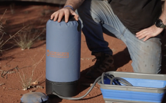 15L Portable Shower with Foot Pump and Storage Bag