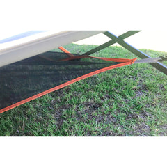 Queen Easy Up Stretcher Tent, Powder Coated Steel Frame, Ultra-fine Mesh, 2 Large Vestibules, Internal pockets, Mesh Storage Shelf, Ripsop Waterproof Fly, Heavy Duty Carry Bag with Handles (200x144x150cm)