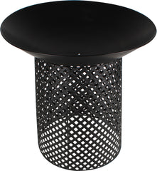Ignite 56cm Steel Round Firepit Planter with Mesh Stand, Ideal for Outdoor Entertaining