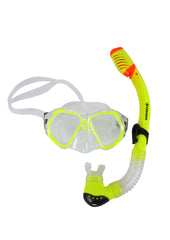 Ningaloo Kids Silicon Mask and Snorkel Set - Blue or Yellow