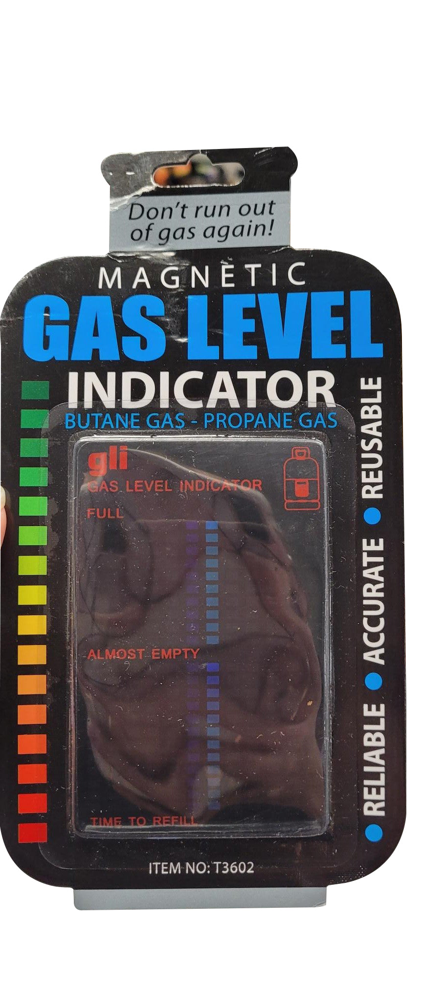 MAGNETIC GAS BOTTLE LEVEL INDICATOR