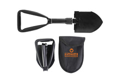 Folding Shovel with Pick Axe and Pouch 16x11cm