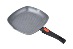 Non Stick Induction Safe Grill Pan with Detachable Handle 28cm