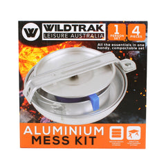Hiker 1P Essential Mess Kit Aluminium 4 piece Set