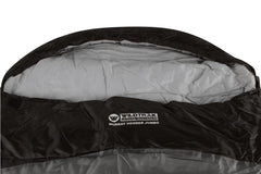 Murray Jumbo Hooded Sleeping Bag, 0-5°C, Breathable Lining, Ripstop Fabric, Auto Lock Zips, Sewn-in Storage Pocket, Hanging Loop, Storage Bag, 90x240cm