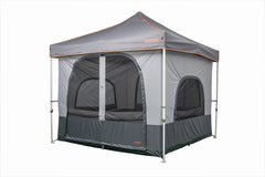 3m Gazebo Inner Tent, Waterproof, Large Double D Zippered Doors, Pegs and Carry Bag - UNIVERSAL FITS MOST GAZEBOS