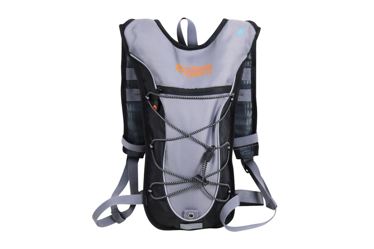 1.5L Loop Hydration Trekker Backpack with Adjustable Chest and Shoulder Straps, Zipped Storage Pockets