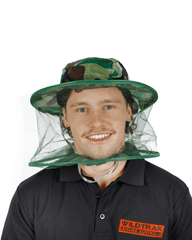 Mosquito Net with Wide Brim Hat - Camo