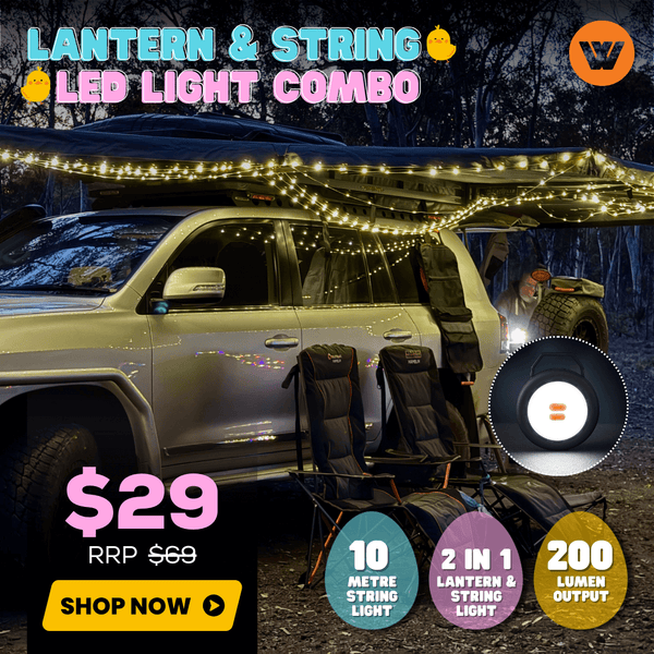 Lantern & String LED Light Combo