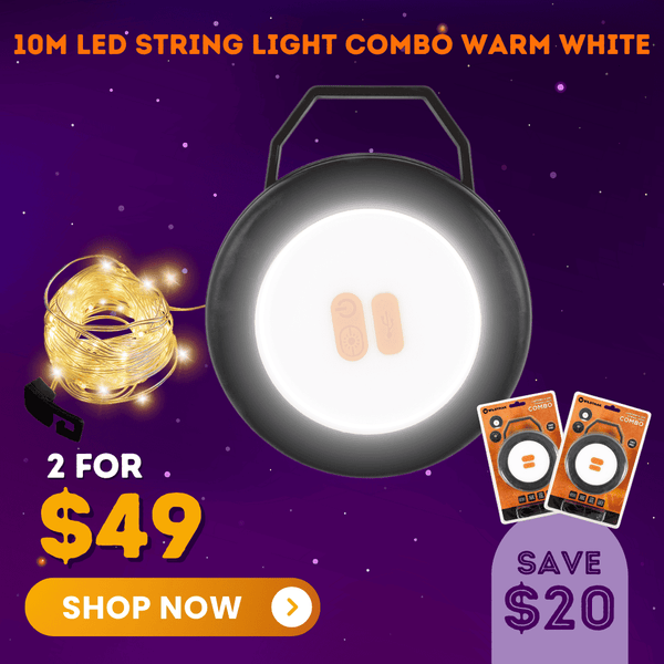 10M LED String Light Combo Warm