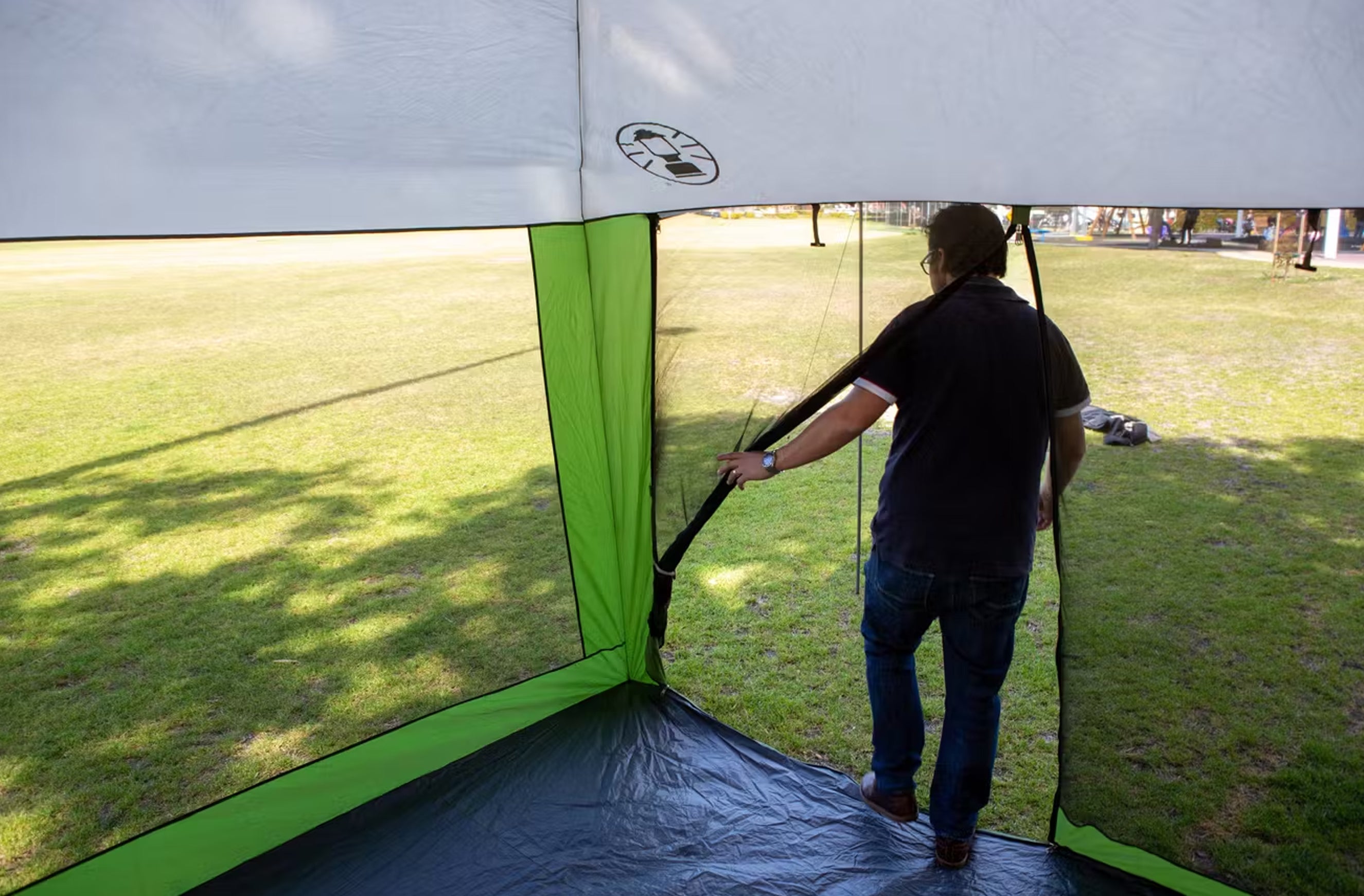Coleman™ Screenhouse Instant Up Shelter 3.2x3.2m Easy 2min Setup UV Guard Canopy No-See-Um Mesh
