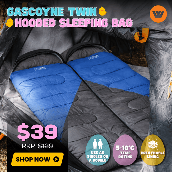 Gascoyne Twin Hooded Sleeping Bag