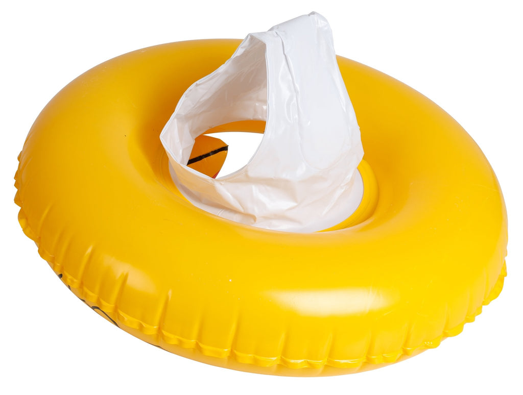Kids Inflatable Duck Swim Ring with Seat 56cm - Ages 1-2yrs