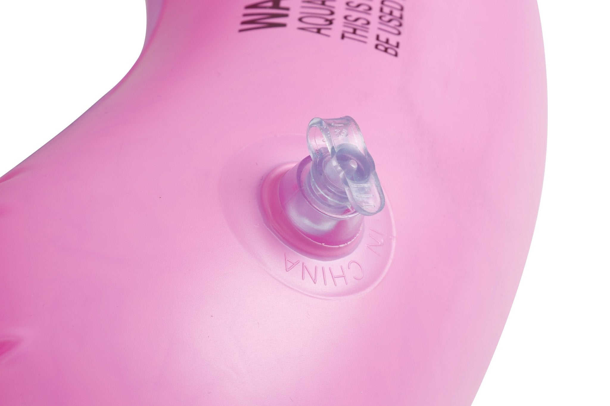 Inflatable Pink Unicorn Split Swim Ring 51cm - Ages 3+