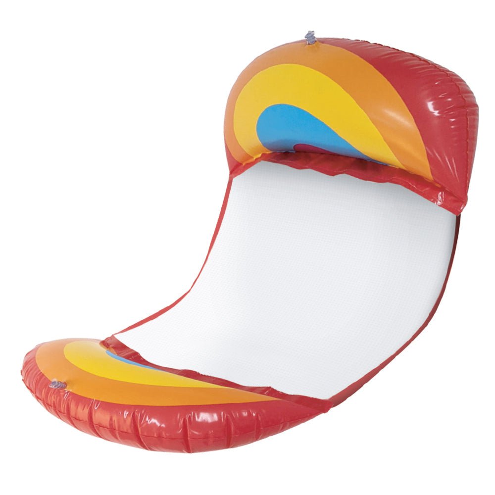 Inflatable Jumbo Rainbow Hammock Chair 127x63cm