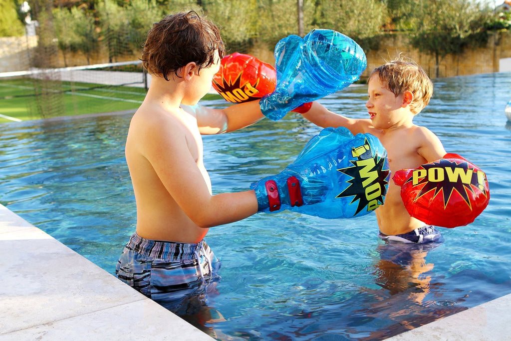 Inflatable Boxing Gloves Pool Game - 2 Sets 36x25cm
