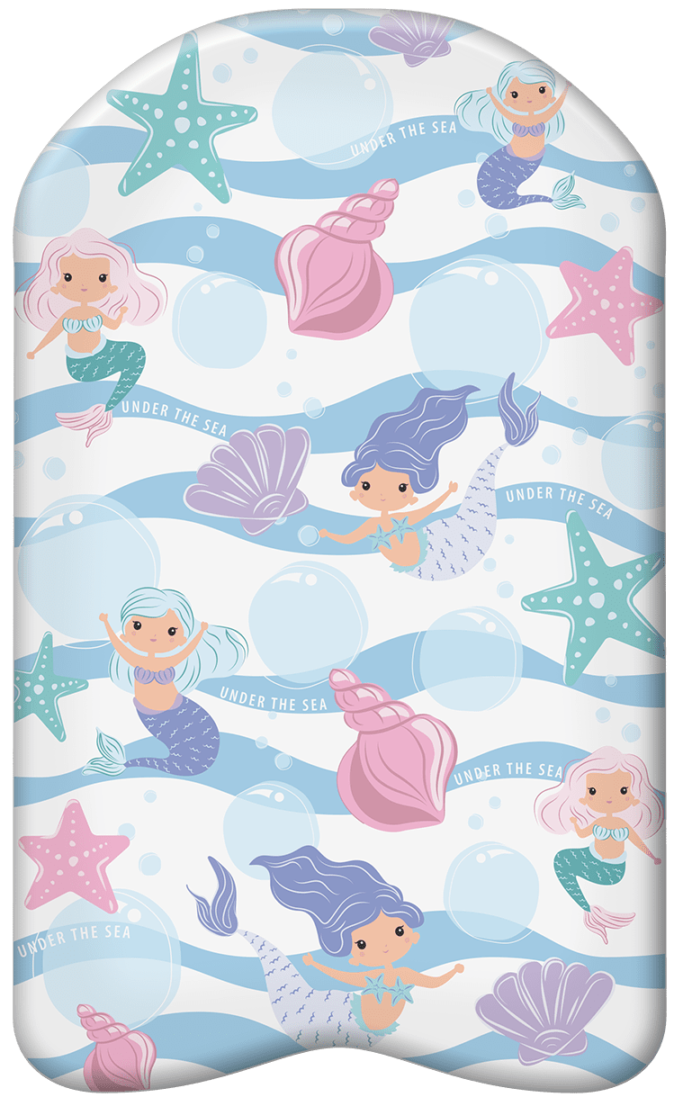 Kids Foam Kickboard Mermaid Design 42x27cm - Age 3+