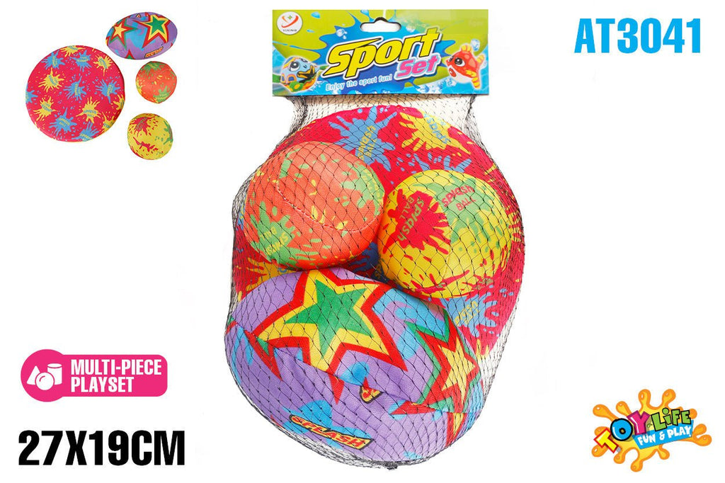 Water Splash Frisbee and Sports Balls Game - Ages 3+