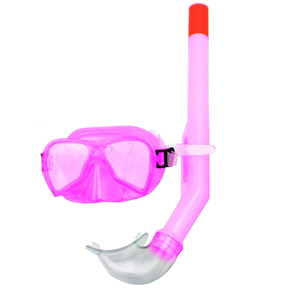 Childrens Mask and Snorkel Set - Pink or Blue
