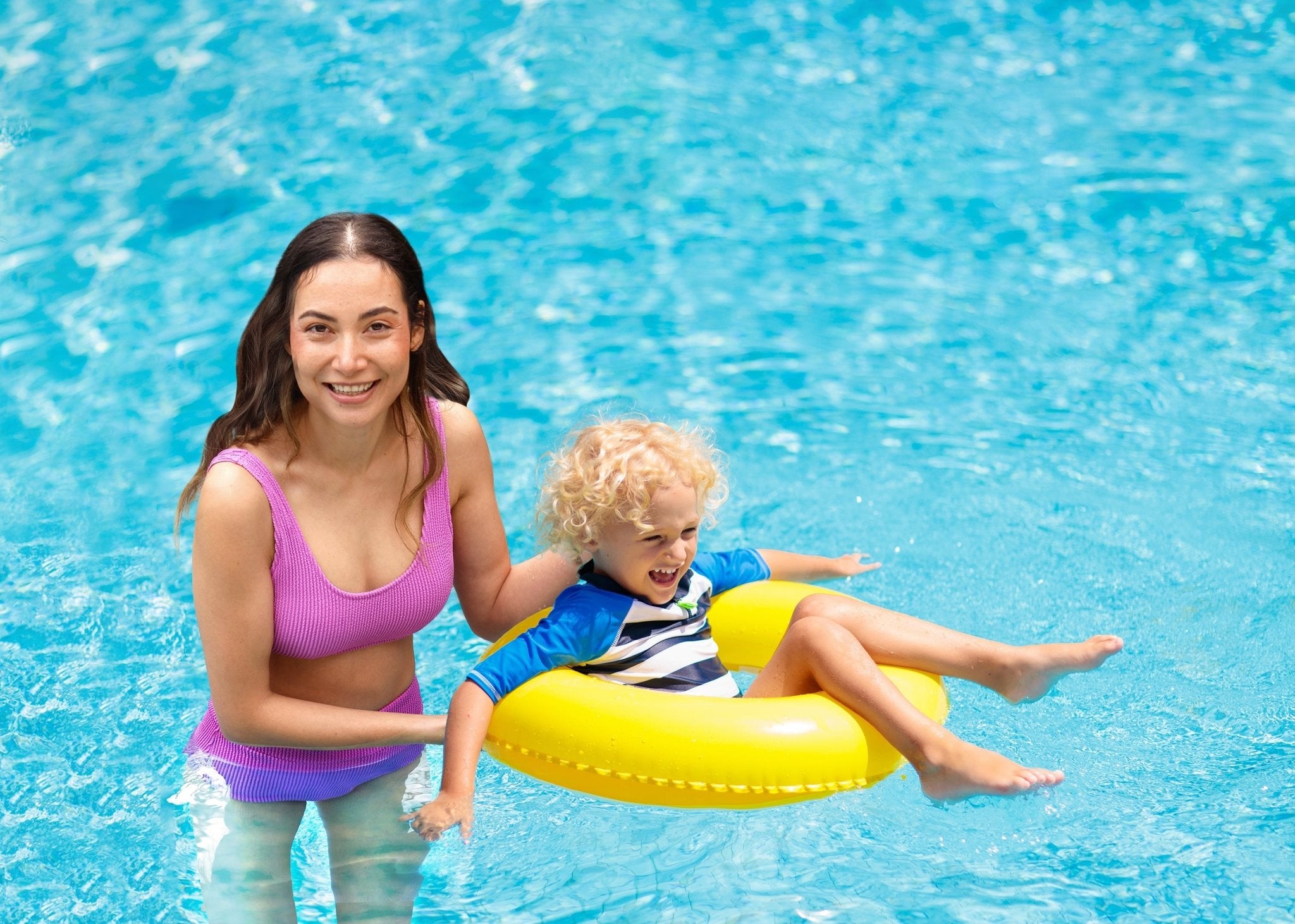 Inflatable Swim Ring STEP B (3-6yrs) Australian Standards, Gives Support Whilst Learning 51cm