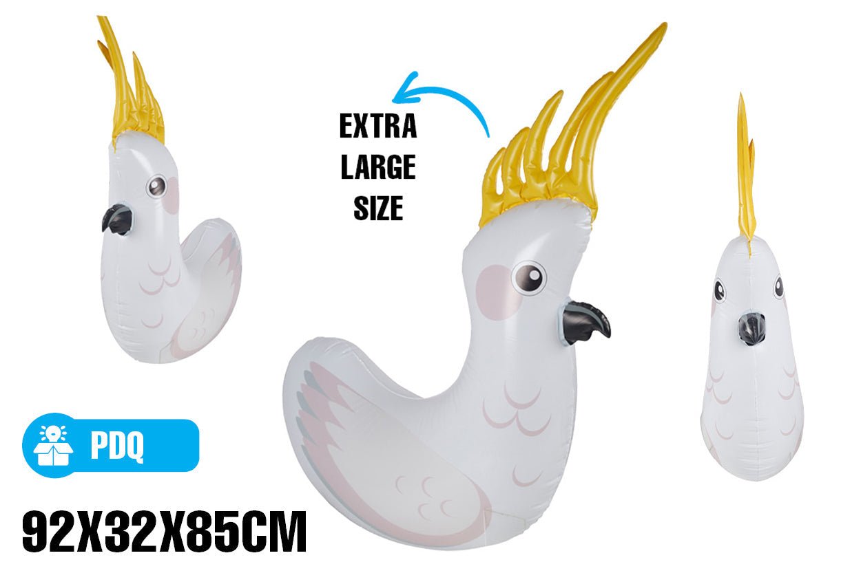 Inflatable Cockatoo Pool Racer 92x32x85cm Age3+