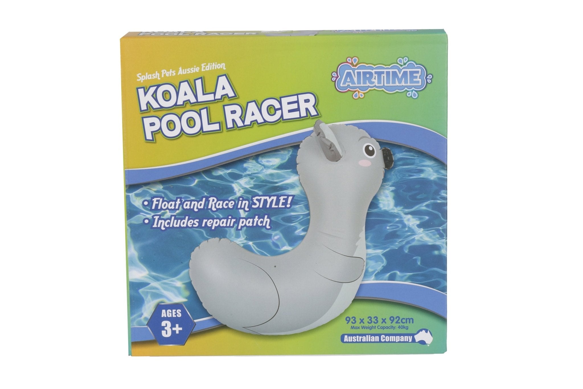 Inflatable Koala Pool Racer 92x32x85cm Age3+