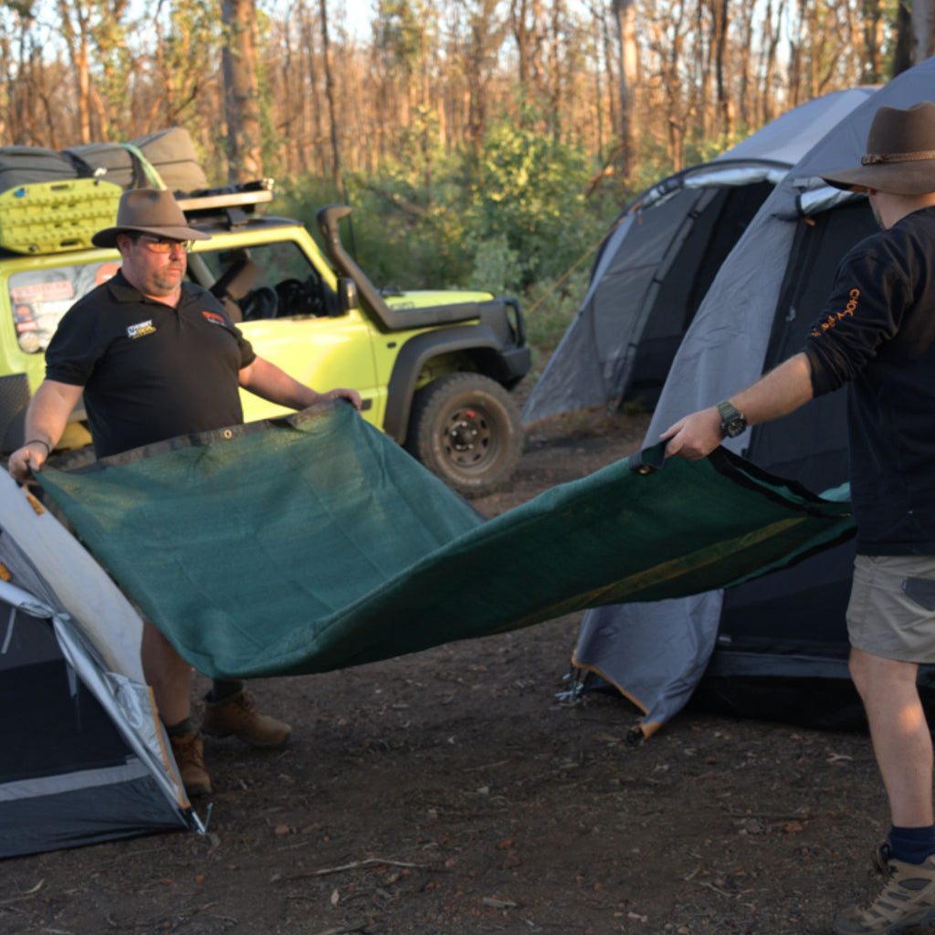 Wildtrak 2.5x5m Ultramesh Multipurpose Ground Protection Cover with Eyelets