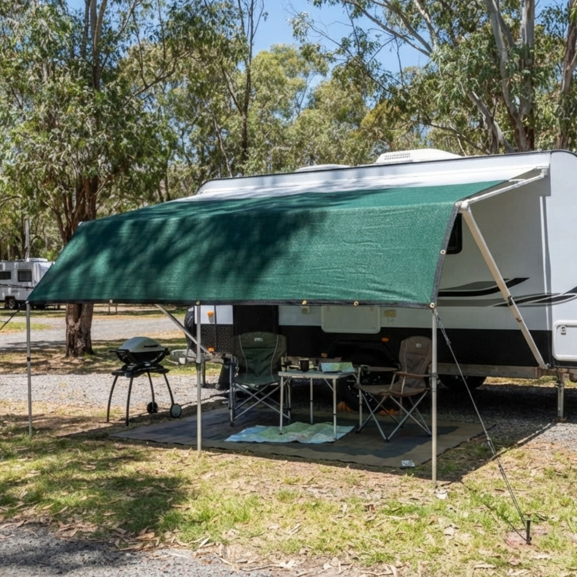 Wildtrak 3x3m Ultramesh Multipurpose Ground Protection Cover with Eyelets