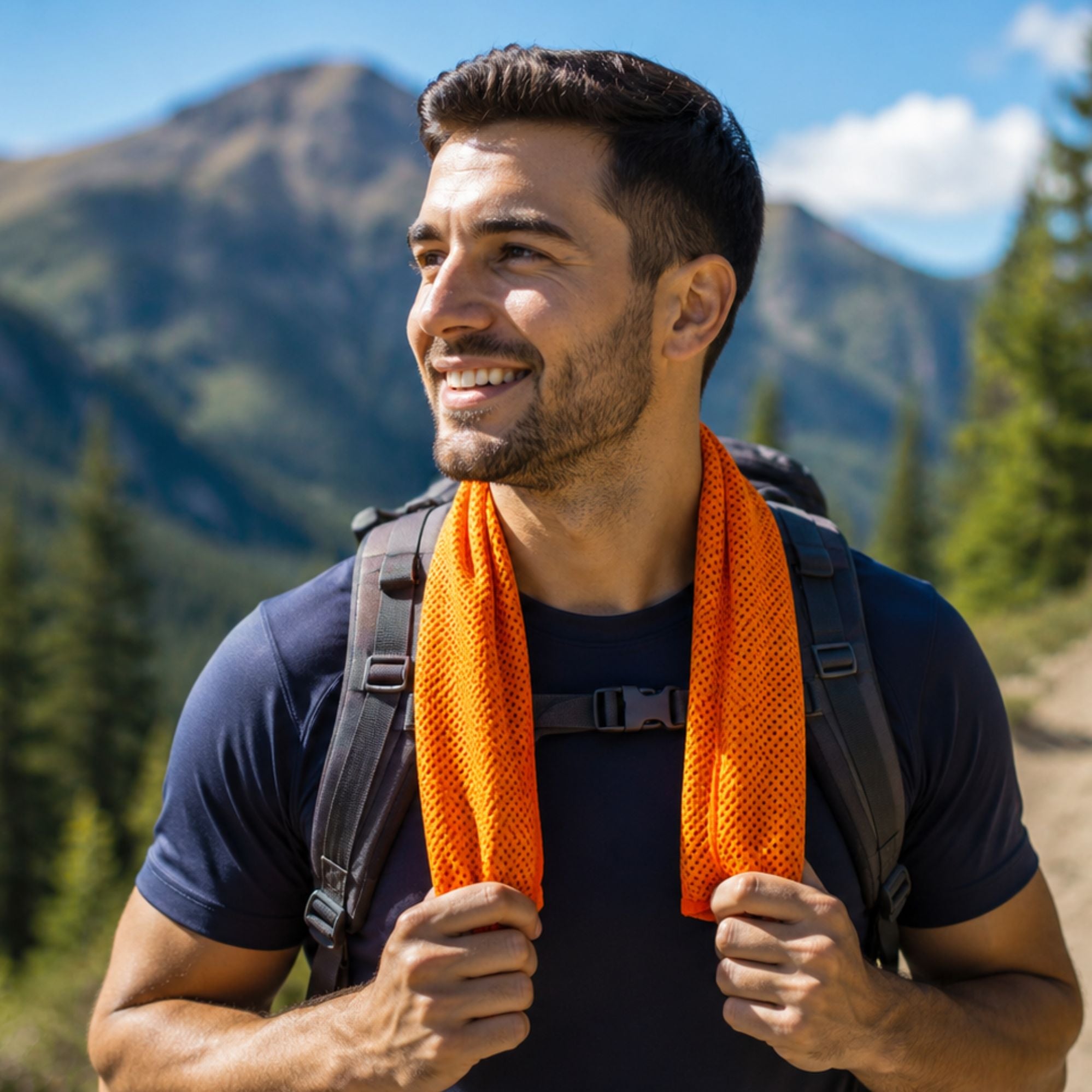 Wildtrak Neck Cooling Hiking Microfibre Mesh Towel Reusable 102x30cm