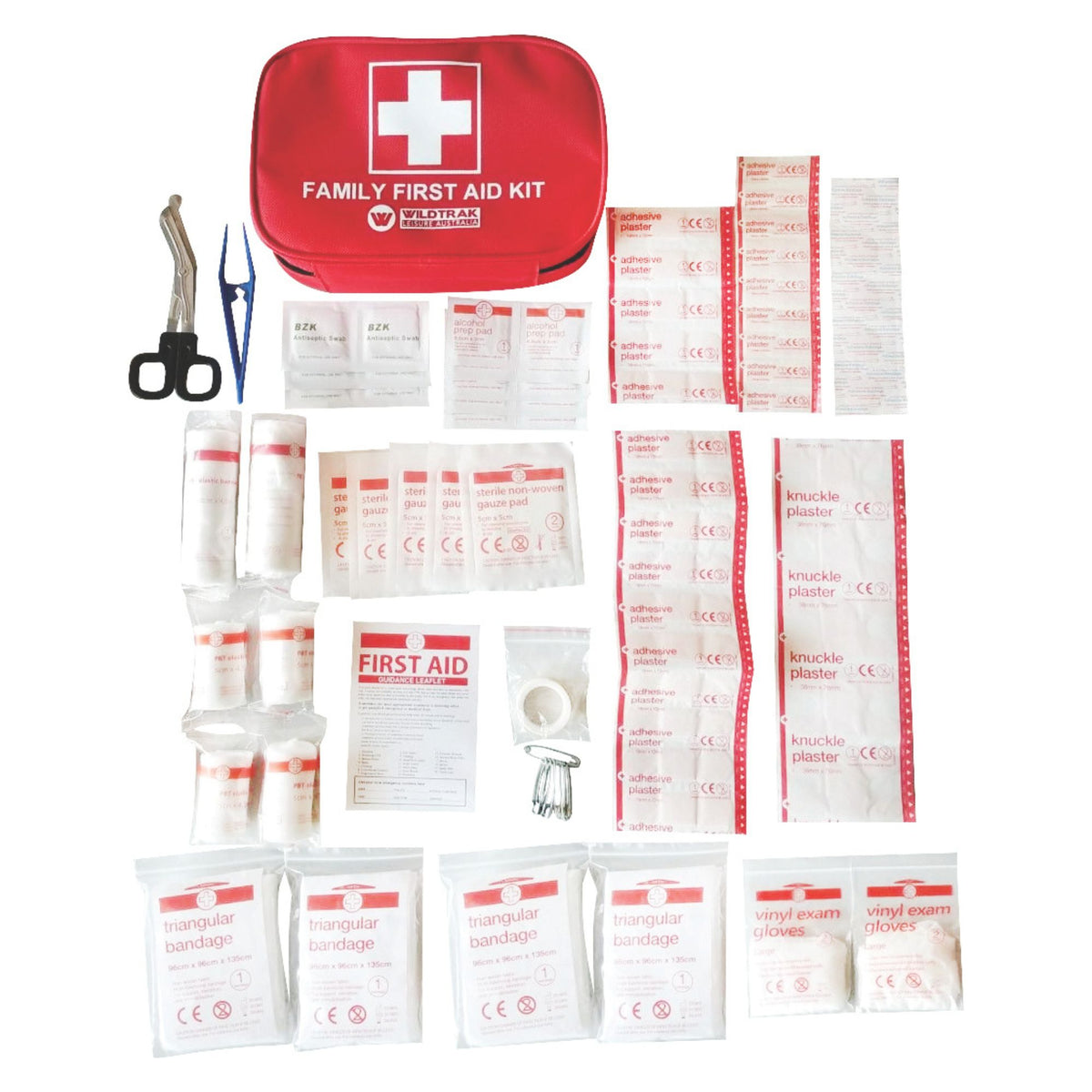 Wildtrak 80 Piece Family First Aid Kit