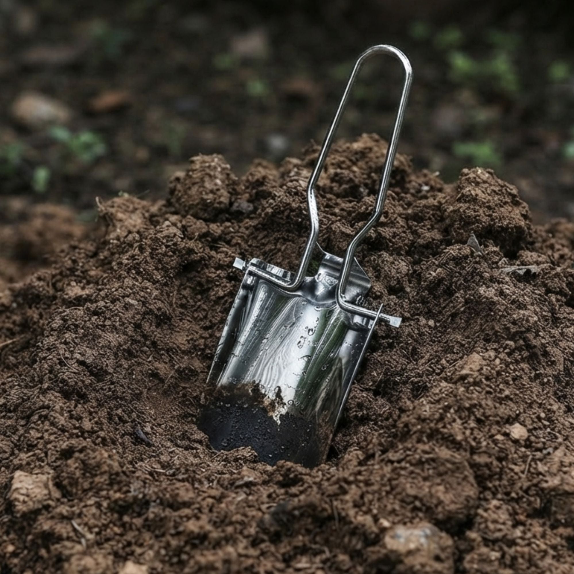 Wildtrak Stainless Steel Folding Trowel 12x6cm